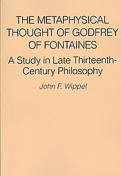 The Metaphysical Thought of Godfrey of Fontaines cover